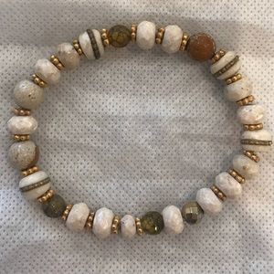 Beaded Stone Bracelet